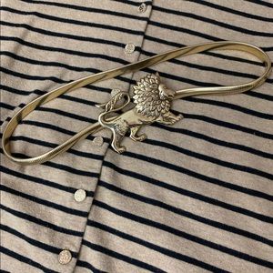 Anne Klein Gold Lion Belt